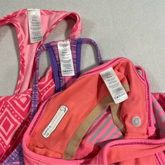 Ivivva Girls Activewear Tank Top Lot (3) Size 10 by Lululemon - Picture 16 of 16
